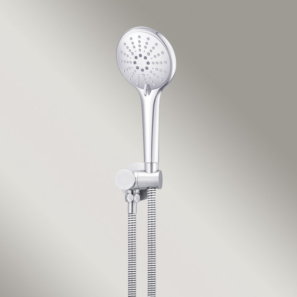 Meir Round Hand Shower On Swivel Bracket Polished Chrome