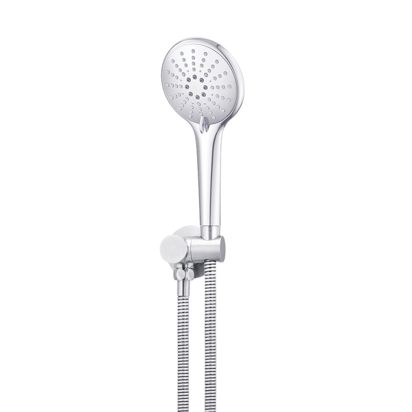 Meir Round Hand Shower On Swivel Bracket Polished Chrome