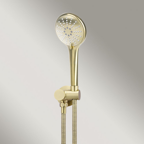 Meir Round Hand Shower On Swivel Bracket Tiger Bronze