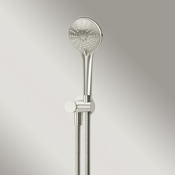 Meir Round Hand Shower On Swivel Bracket Brushed Nickel