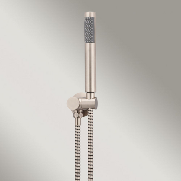 Meir Round Hand Shower On Swivel Bracket Champagne