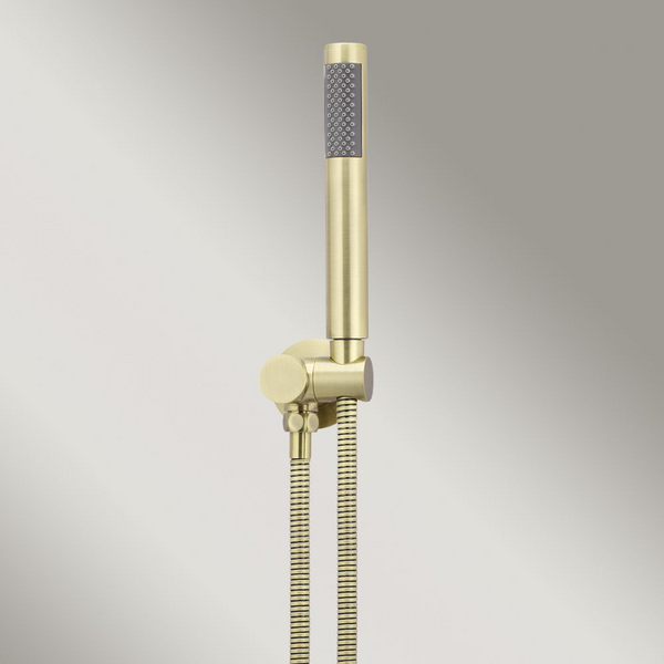 Meir Round Hand Shower On Swivel Bracket Tiger Bronze