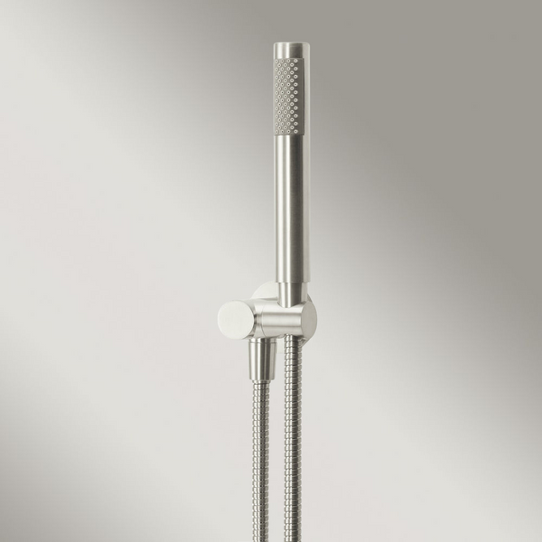 Meir Round Hand Shower On Bracket Brushed Nickel