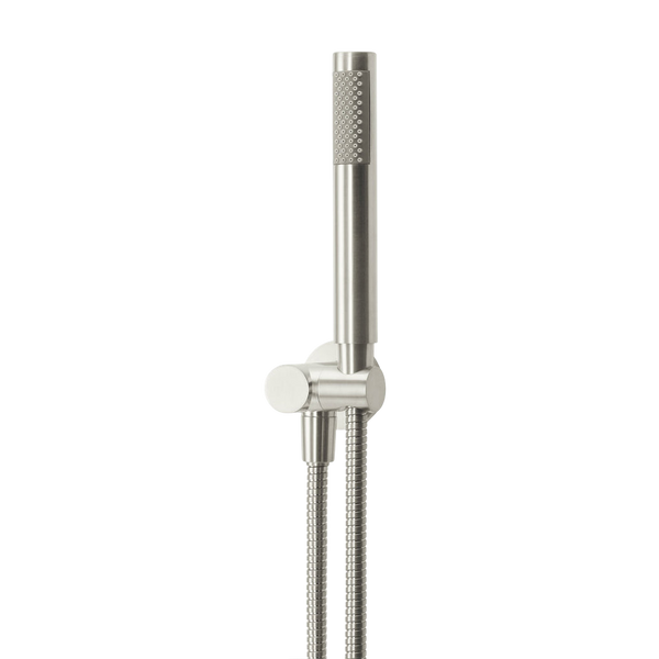Meir Round Hand Shower On Bracket Brushed Nickel