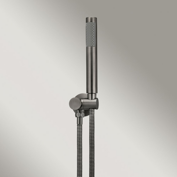 Meir Round Shower On Bracket Shadow Gunmetal