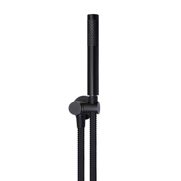 Meir Round Shower On Bracket Matte Black
