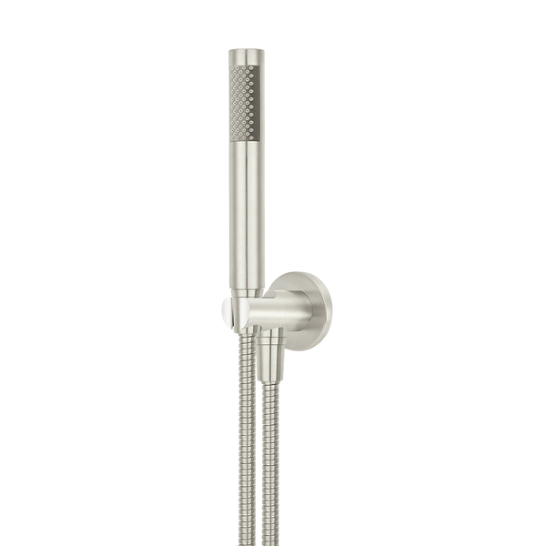 Meir Round Hand Shower On Fixed Bracket Brushed Nickel