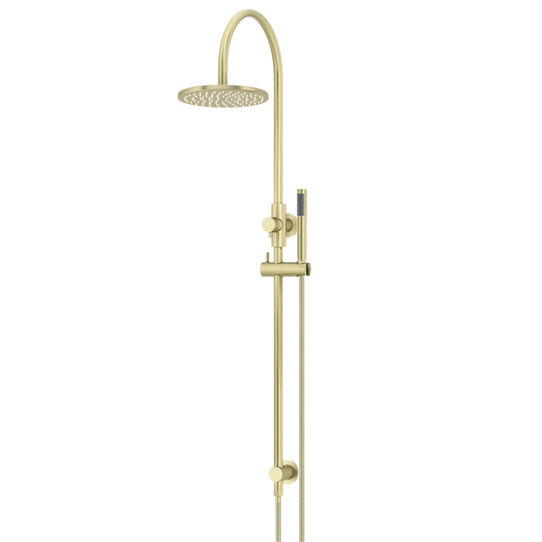 Meir 200mm Round Overhead Shower Set Single Function Hand Shower Tiger Bronze