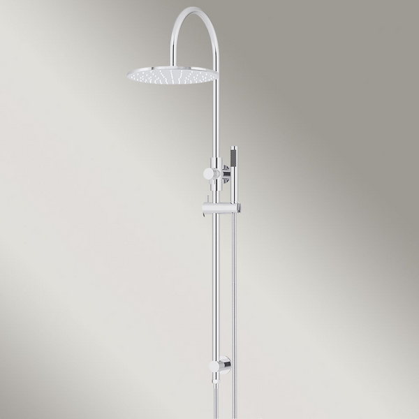 Meir 300mm Round Overhead Shower Set Single Function Hand Shower Polished Chrome