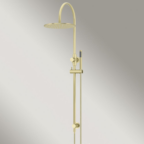 Meir 300mm Round Overhead Shower Set Single Function Hand Shower Tiger Bronze