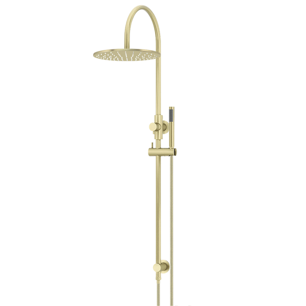 Meir 300mm Round Overhead Shower Set Single Function Hand Shower Tiger Bronze