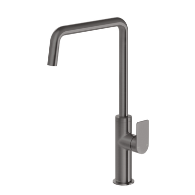 Mekko Brushed Carbon Sink Mixer 190mm Squareline