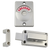 Metlam 100A T Handle Lock And Indicator Set Visible Fix In Satin Chrome Plate