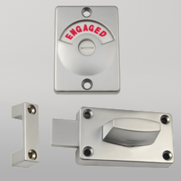 Metlam 100 Lock And Indicator Set Visible Fix In Satin Chrome Plate