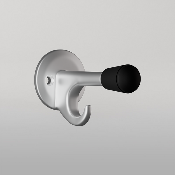 Metlam 102 Coat Hook In Satin Chrome Plate