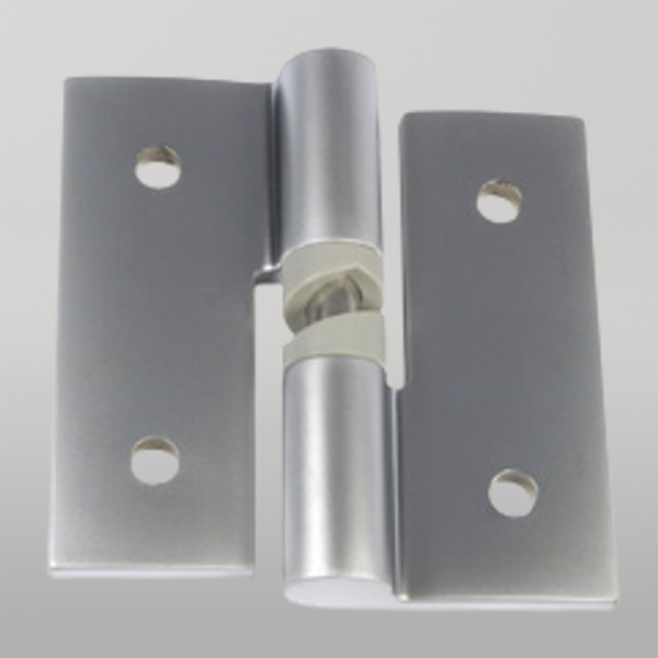 Metlam 106B Gravity Hinge Bolt Through In Satin Chrome Plate