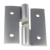 Metlam 106B Gravity Hinge Bolt Through In Satin Chrome Plate