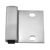 Metlam 107E Door Bumper In Satin Chrome Plate