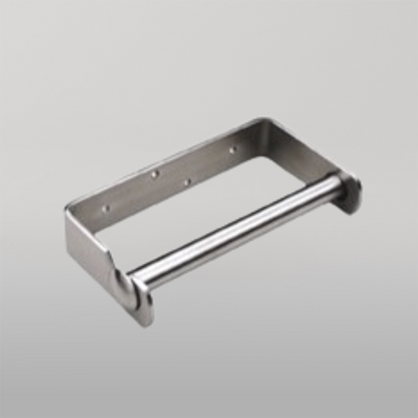 Metlam Single Toilet Roll Holder Visible Fix In Satin Stainless Steel