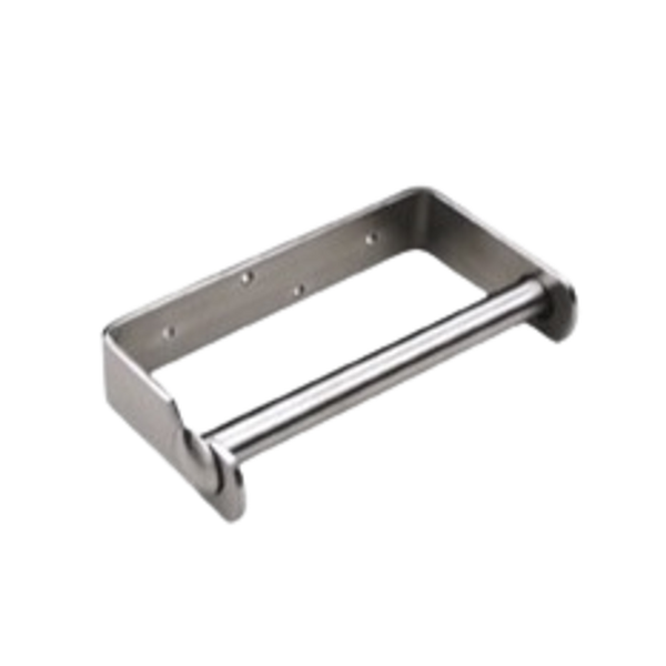 Metlam Single Toilet Roll Holder Visible Fix In Satin Stainless Steel