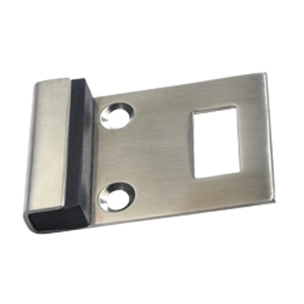 Metlam 115 Combined Door Bumper And Staple In Satin Stainless Steel