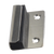 Metlam 116 Edge Mounted Door Bumper In Satin Stainless Steel