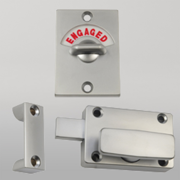 Metlam 200A Safety Handle Lock And Indicator Set Visible Fix In Satin Chrome Plate