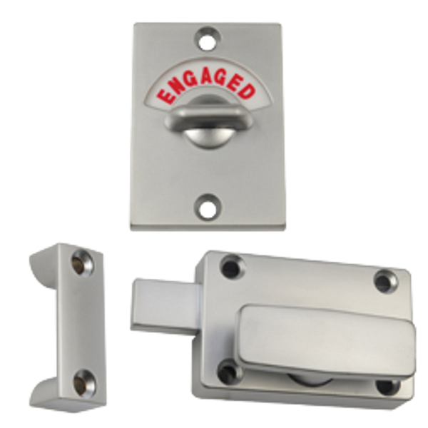 Metlam 200A Safety Handle Lock And Indicator Set Visible Fix In Satin Chrome Plate