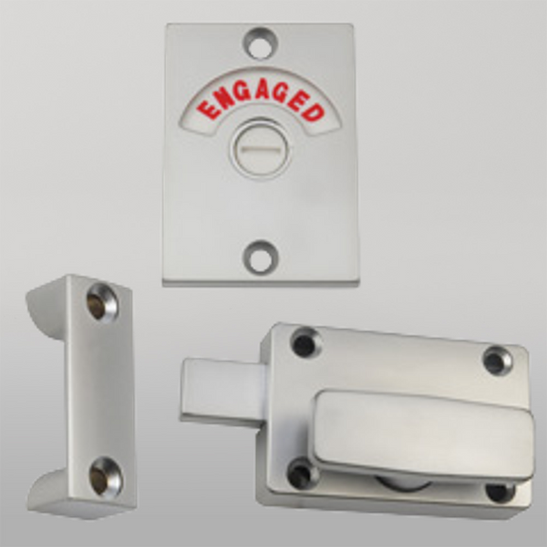 Metlam 200 Lock And Indicator Set Visible Fix In Satin Chrome Plate