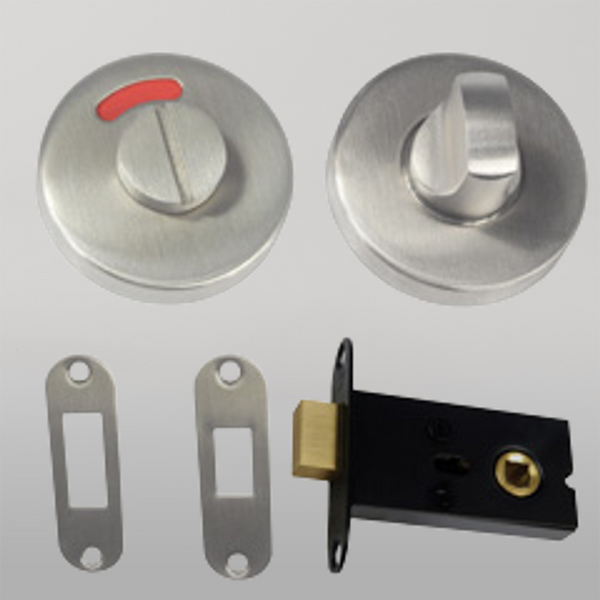 Metlam 400 Morticed Lock And Indicator Set Concealed Fix In Satin Stainless Steel