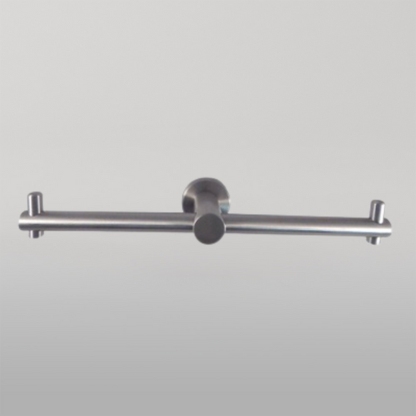 Metlam Double Toilet Roll Holder Concealed Fix In Antimicrobial