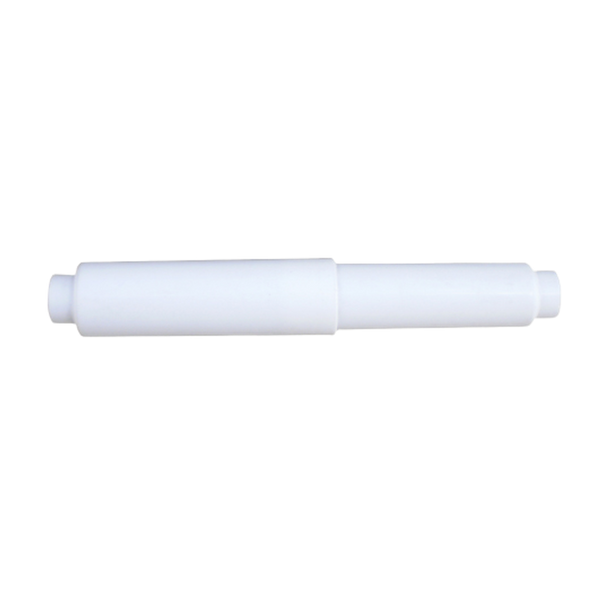 Metlam Toilet Roll Roller With Steel Spring White ABS