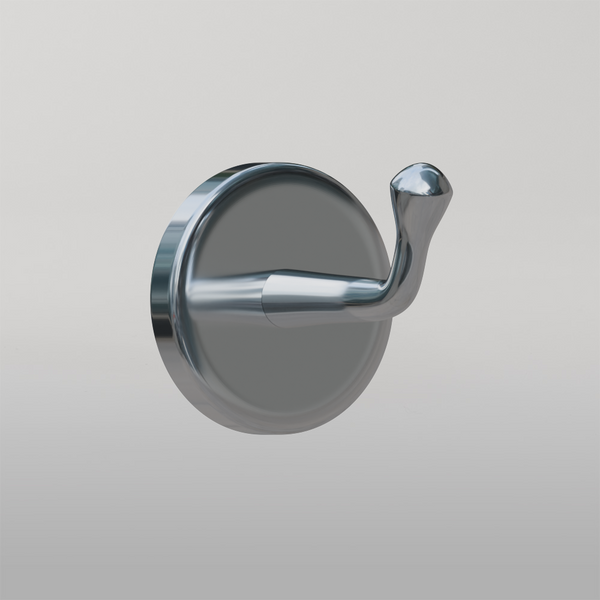 Metlam Heavy Duty Robe Hook Concealed Fix In Polished Stainless Steel