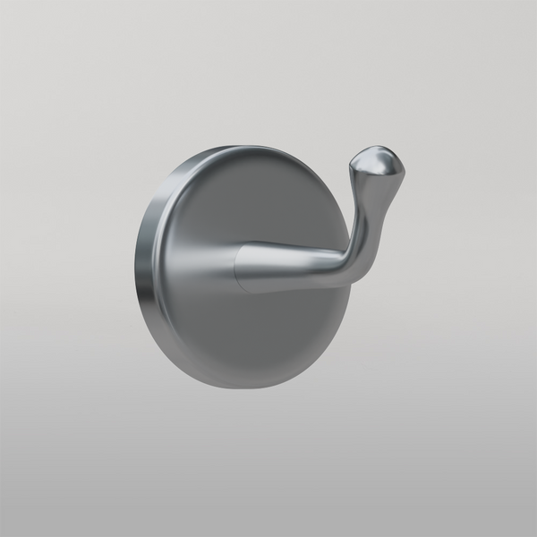 Metlam Heavy Duty Robe Hook Concealed Fix In Satin Stainless Steel