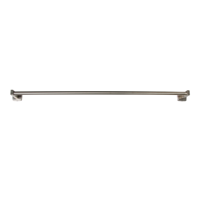 Metlam Single Towel Rail In Polished Stainless Steel