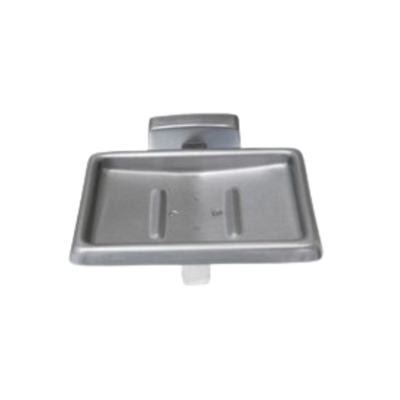 Metlam Soap Dish With Drain 110mm In Satin Stainless Steel