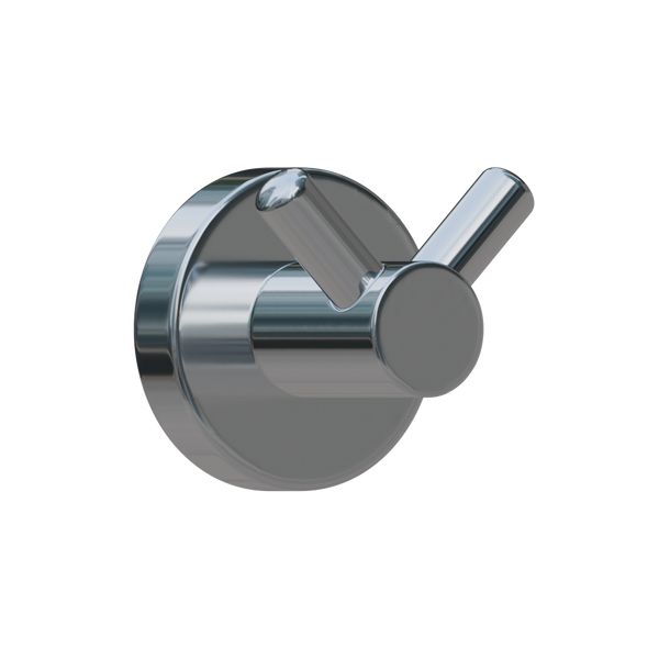 Metlam Double Coat Hook Concealed Fix In Polished Stainless Steel