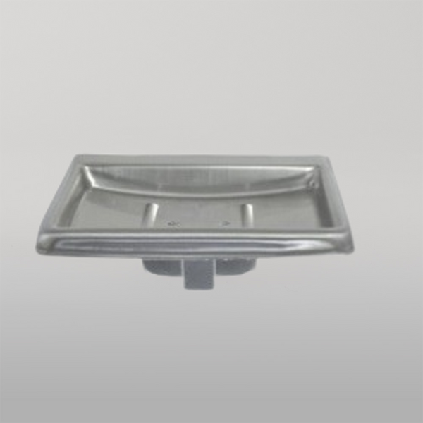 Metlam Soap Dish With Drain 85mm In Satin Stainless Steel
