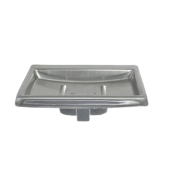 Metlam Soap Dish With Drain 85mm In Satin Stainless Steel