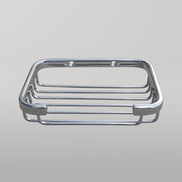 Metlam Soap Basket In Bright Chrome Plate