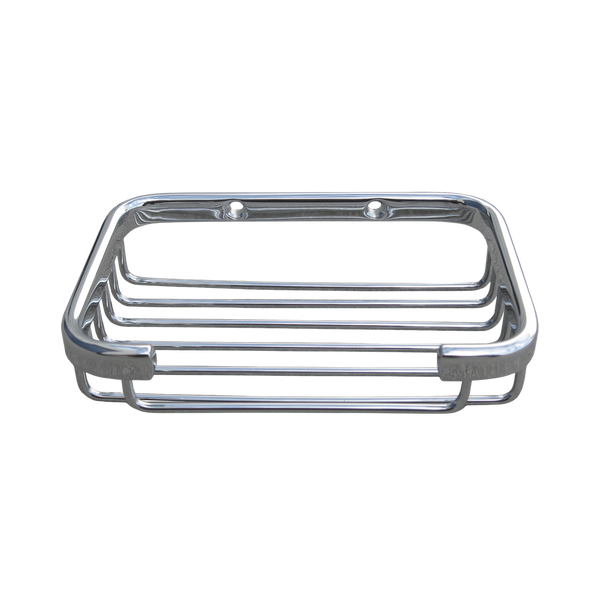 Metlam Soap Basket In Bright Chrome Plate