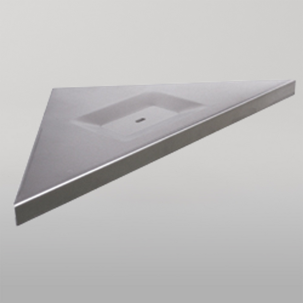 Metlam Corner Soap And Shampoo Holder In Satin Stainless Steel