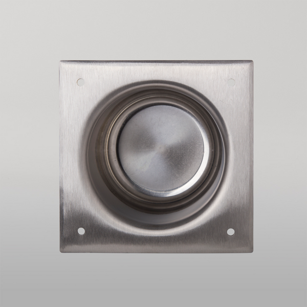 Metlam Anti-Ligature Recessed Toilet Roll Holder In Satin Stainless Steel