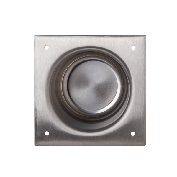 Metlam Anti-Ligature Recessed Toilet Roll Holder In Satin Stainless Steel