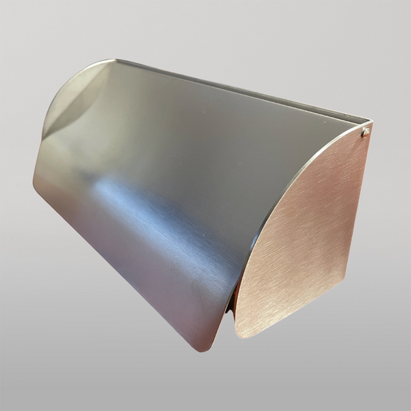 Metlam Double Toilet Roll Holder Lockable In Polished Stainless Steel