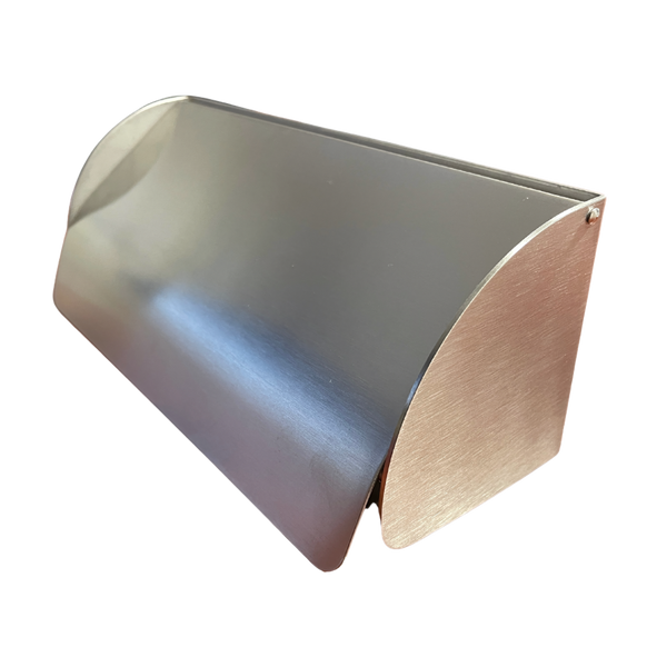 Metlam Double Toilet Roll Holder Lockable In Polished Stainless Steel