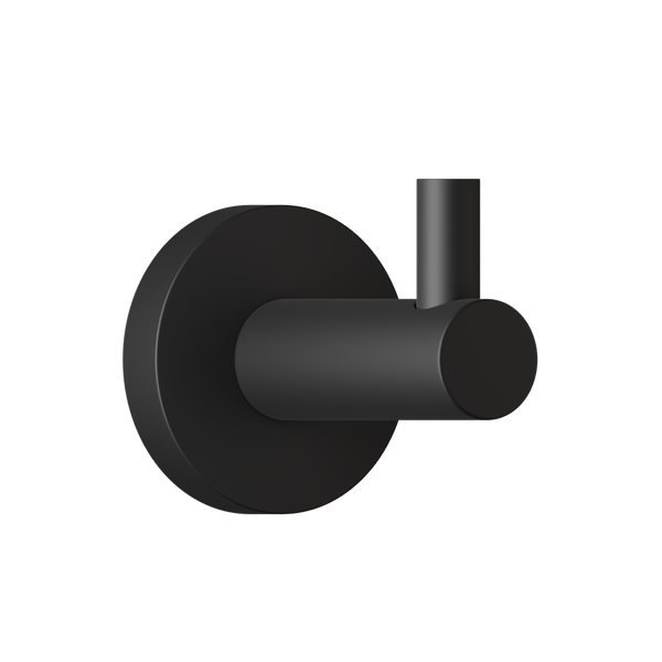 Metlam Hat And Coat Hook In Designer Black