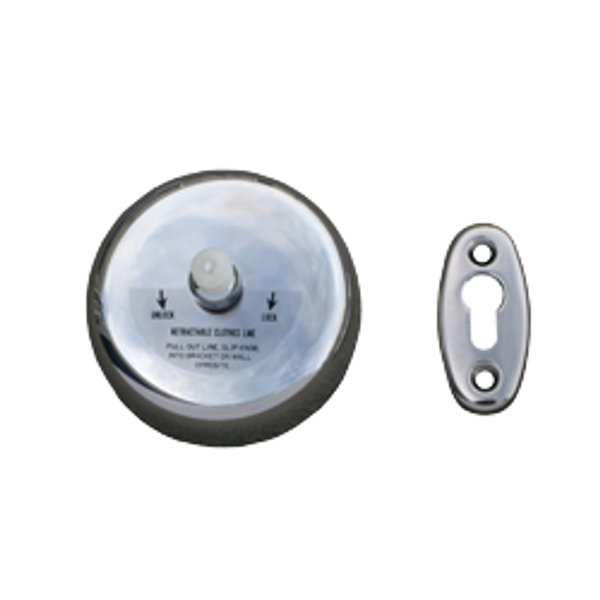 Metlam Retractable Clothes Line In Polished Stainless Steel