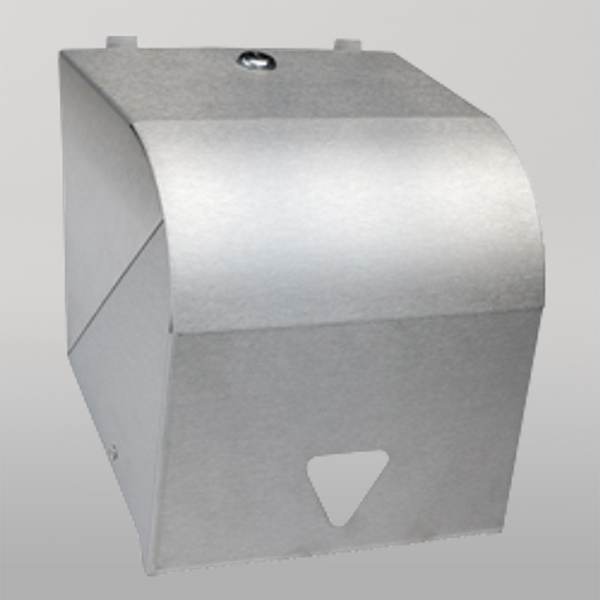Metlam Paper Towel Roll Dispenser Lockable In Satin Stainless Steel