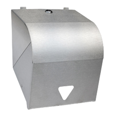 Metlam Paper Towel Roll Dispenser Lockable In Satin Stainless Steel
